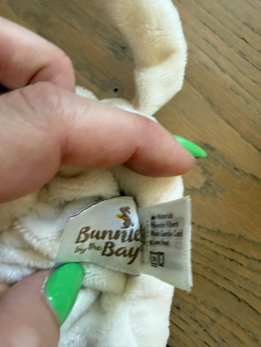 Bunnies by the Bay Plush Puppy Baby Booties Cream Brown, 0-6M